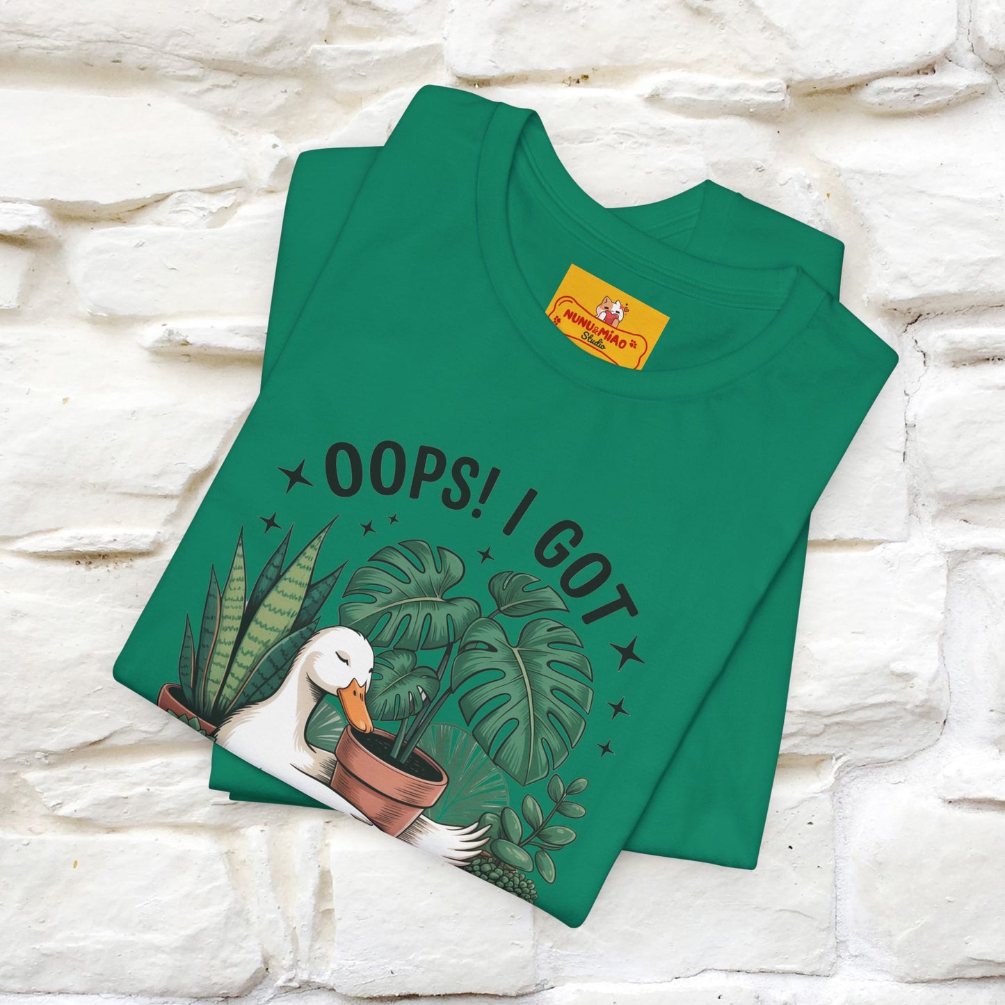 "Oops! I Got Another Plant" Plant T-shirt |Nunu&Miao Studio - Nunu&Miao Studio