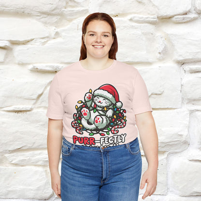 “Purr-Fectly Naughty” | Cat T-Shirt | Nunu&Miao Studio