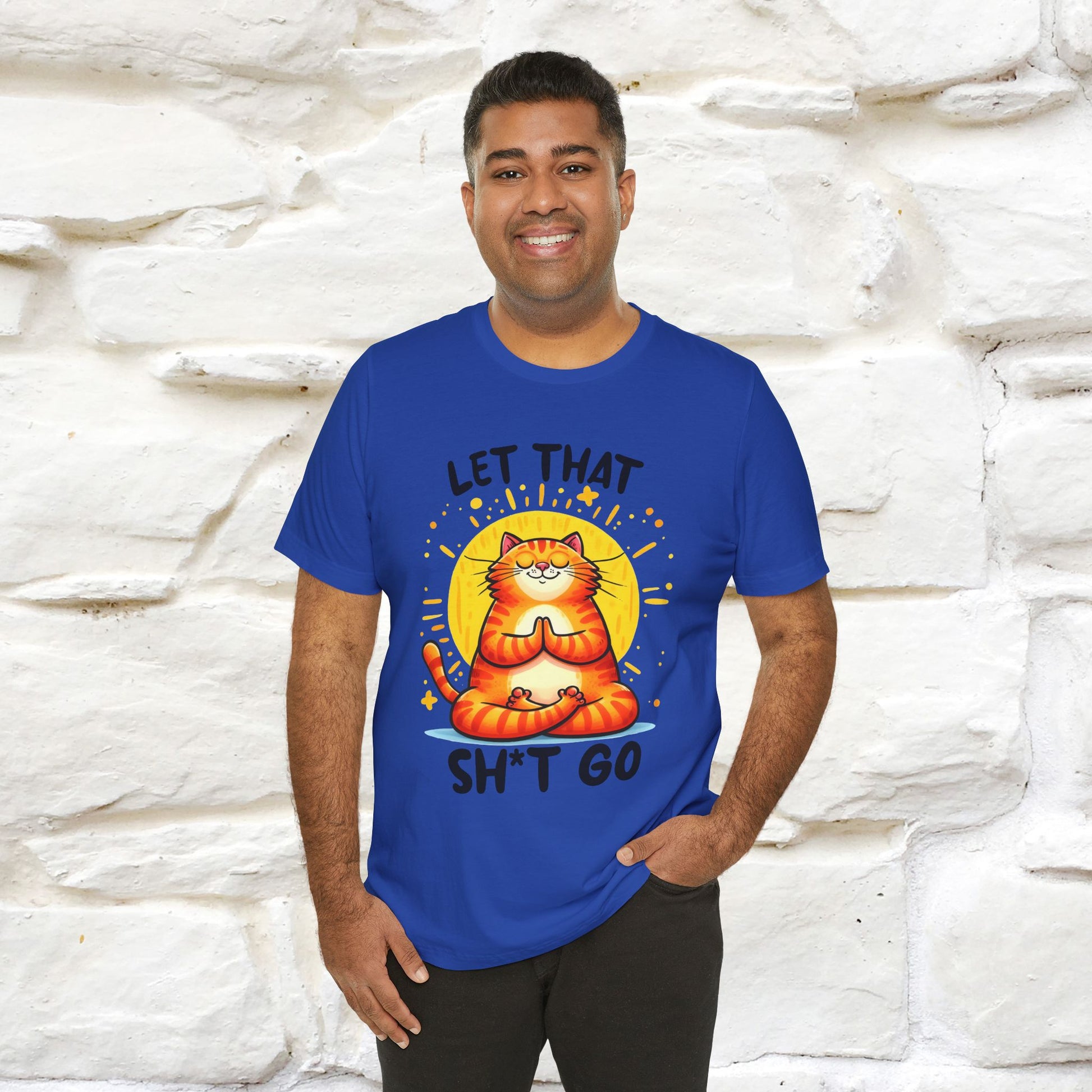 "Let That Sh*t Go" Cat T-shirt |Nunu&Miao Studio - Nunu&Miao Studio