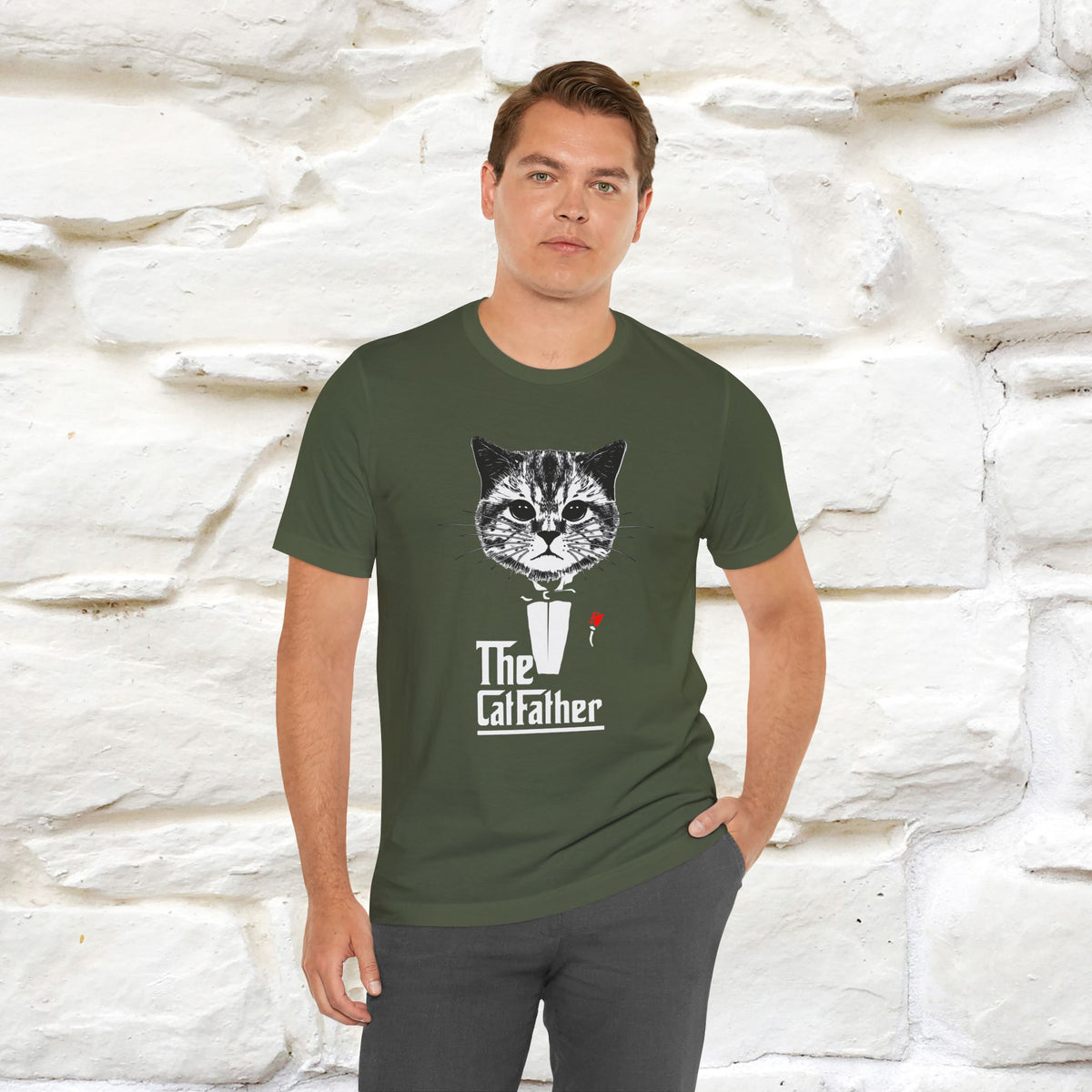 ''The Cat Father T-Shirt''| Iconic Cat Lover Tee | Nunu&Miao Studio