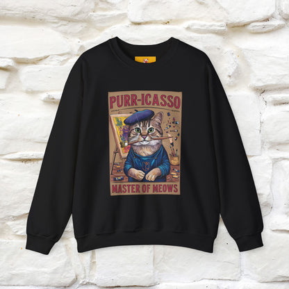 "Purr-icasso.'' |Cat Sweatshirt | Nunu&Miao Studio