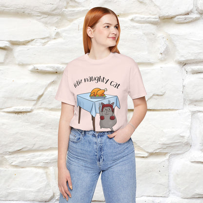 "Feliz Naughty Cat" |Funny Cat T-Shirt | Nunu&Miao Studio