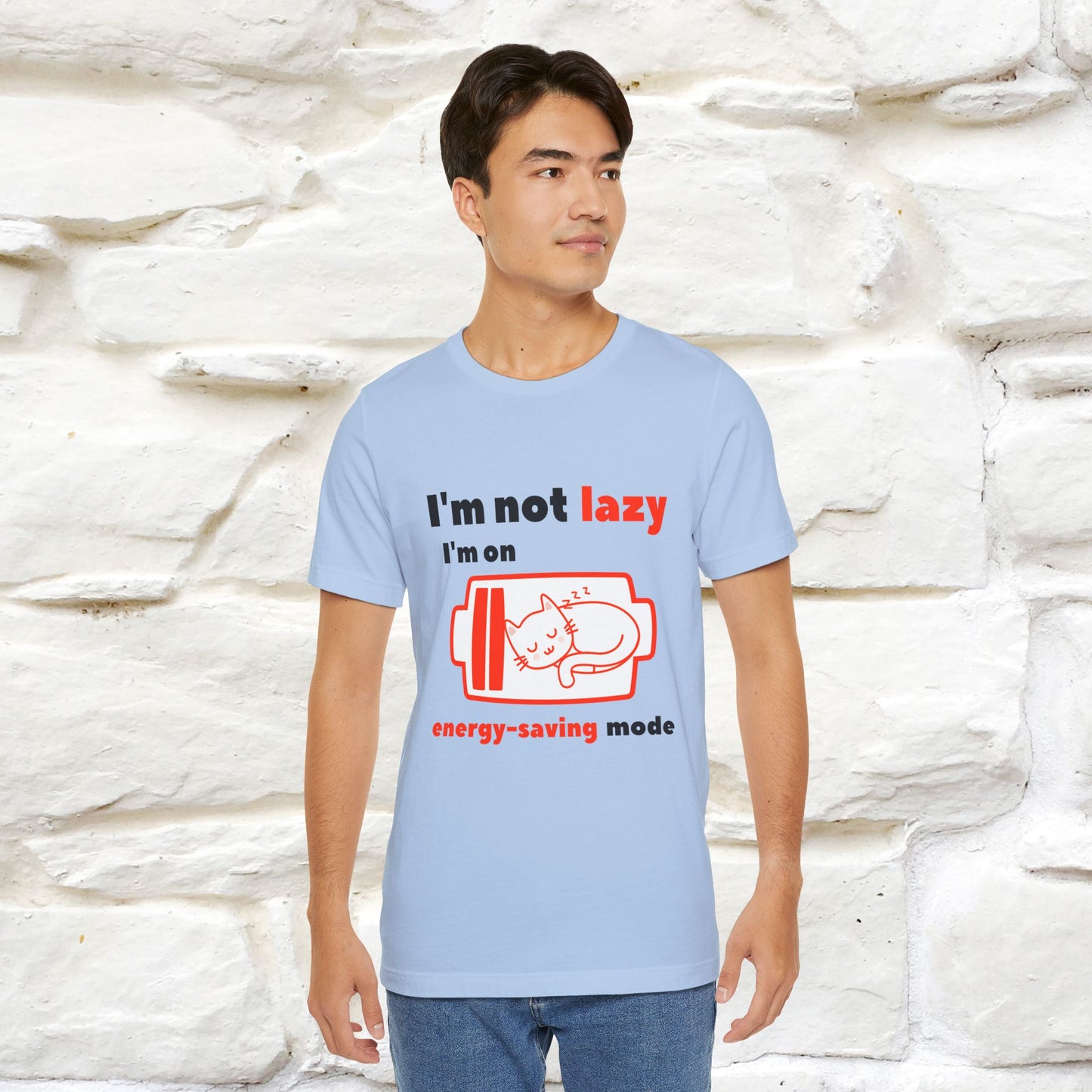 ''I am Not Lazy...'' Cat T-Shirt | Nunu&Miao Studio - Nunu&Miao Studio