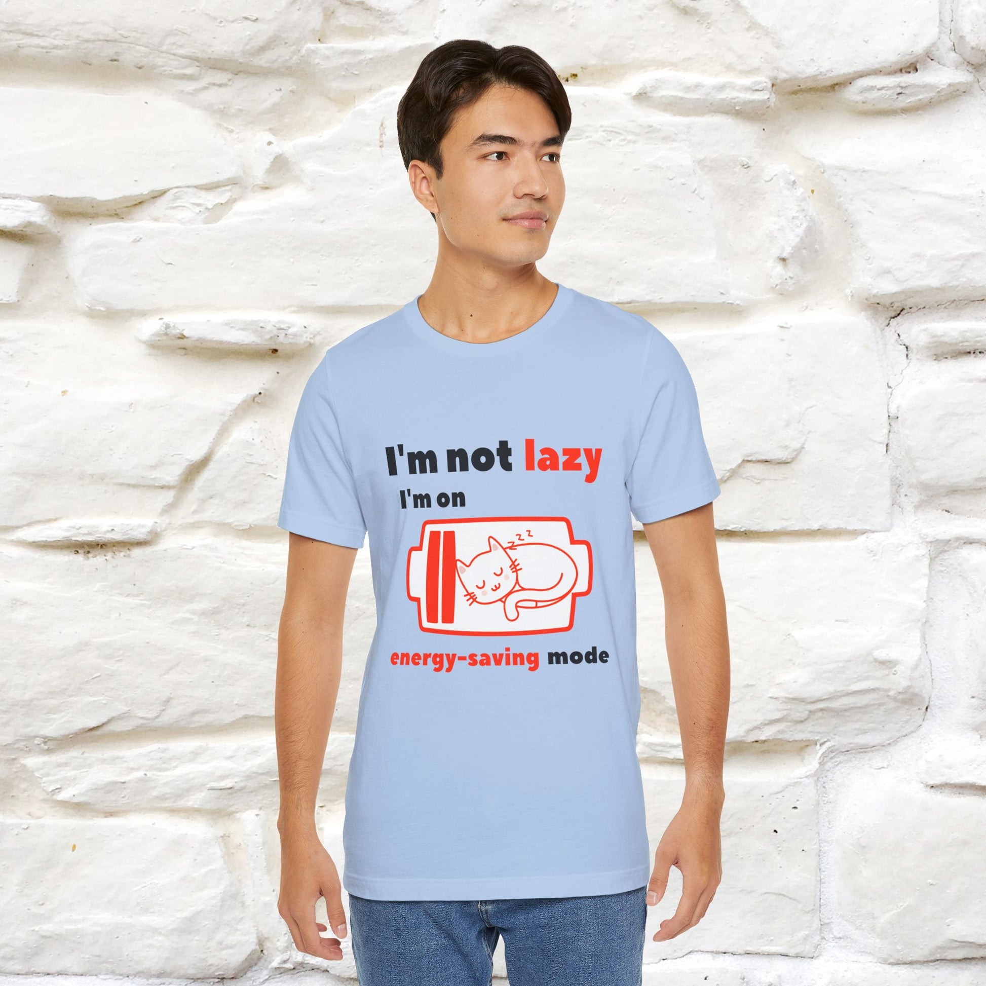 ''I am Not Lazy...'' Cat T-Shirt | Nunu&Miao Studio - Nunu&Miao Studio