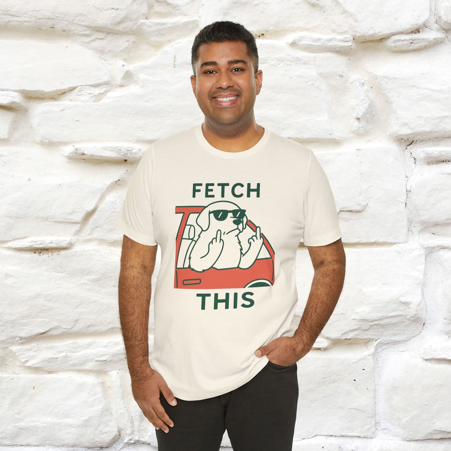 "Fetch This" Funny Dog T-shirt |Nunu&Miao Studio - Nunu&Miao Studio