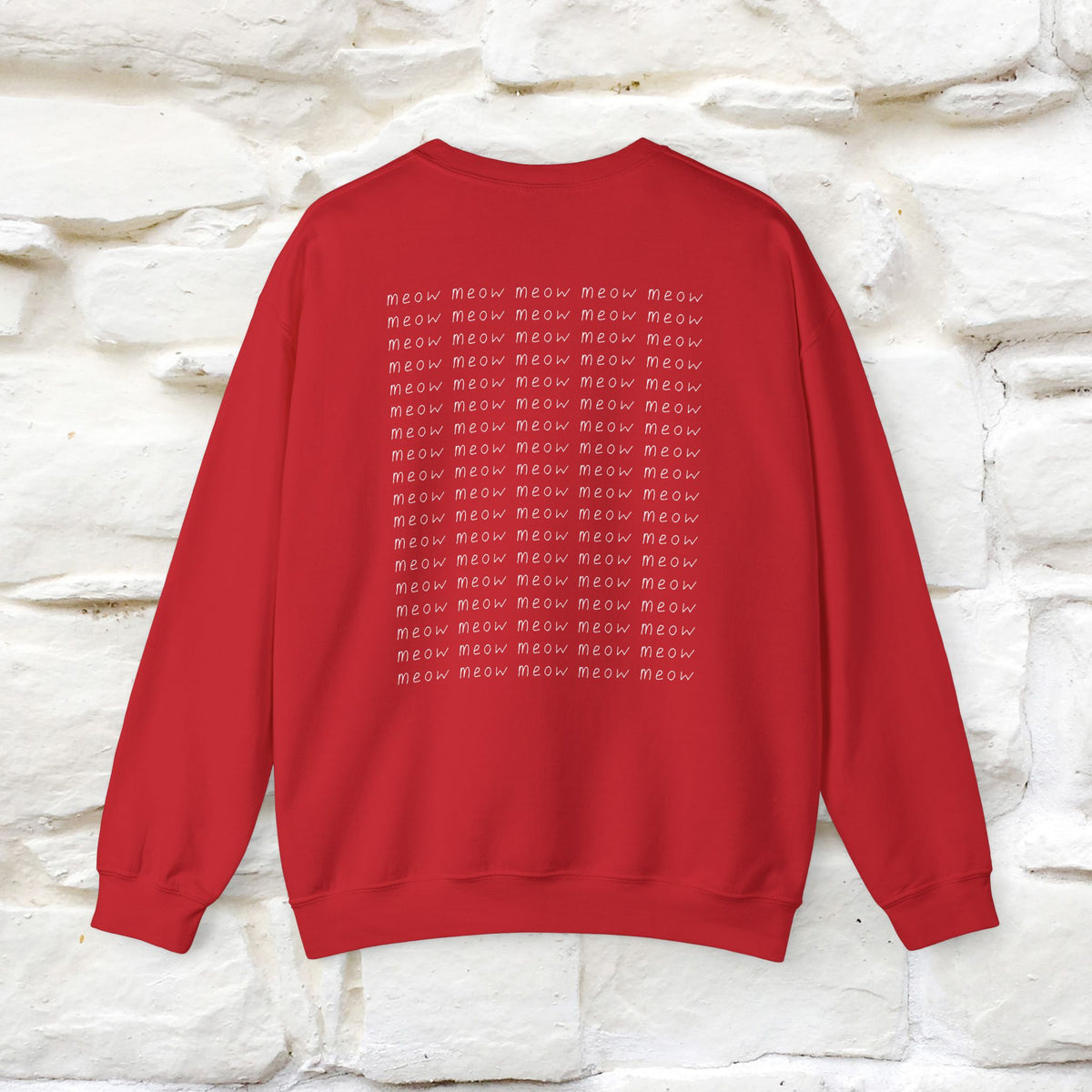 ''Meow.'' |Cat Sweatshirt | Nunu&Miao Studio