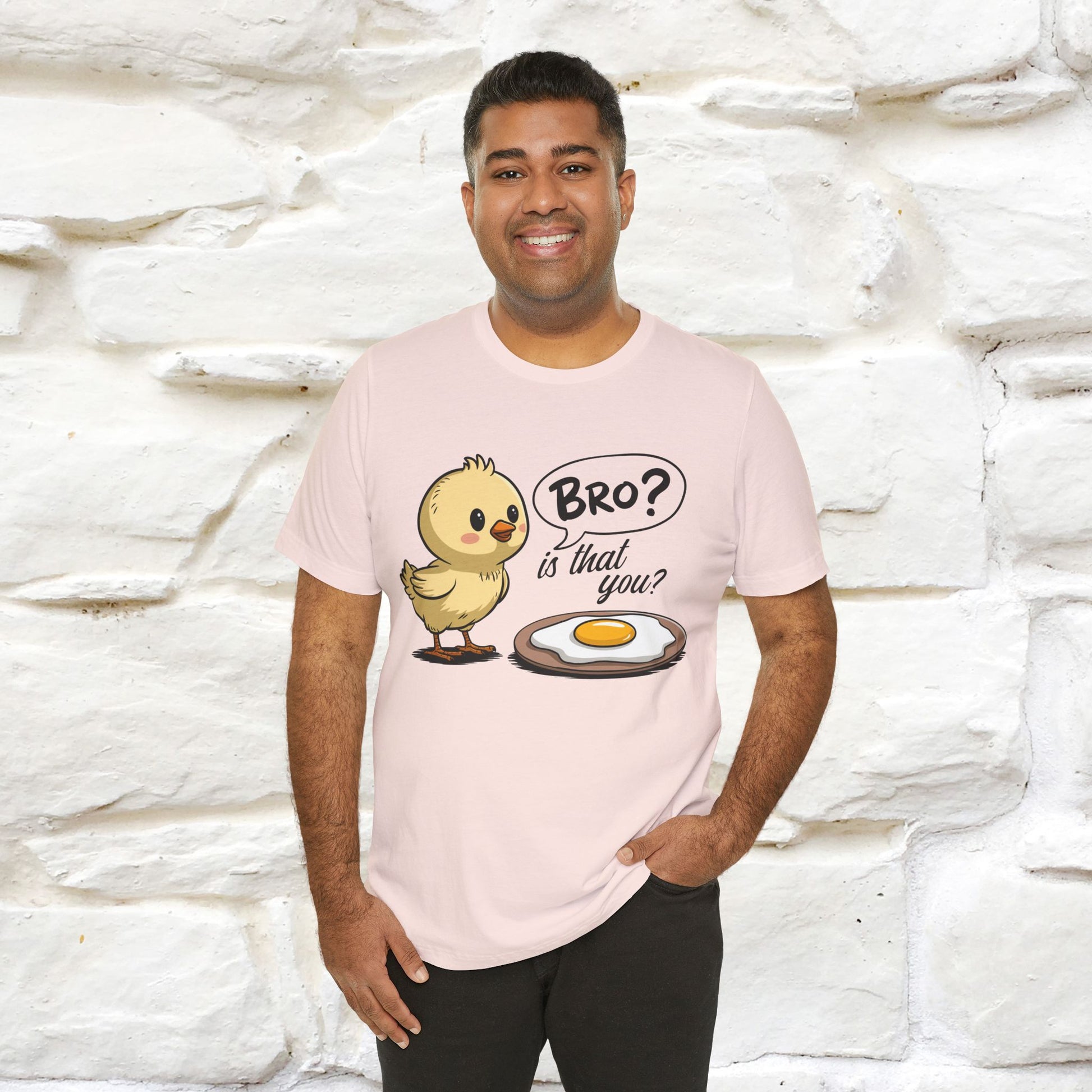 "Bro Is That You?" Funny Chicken T-shirt |Nunu&Miao Studio - Nunu&Miao Studio