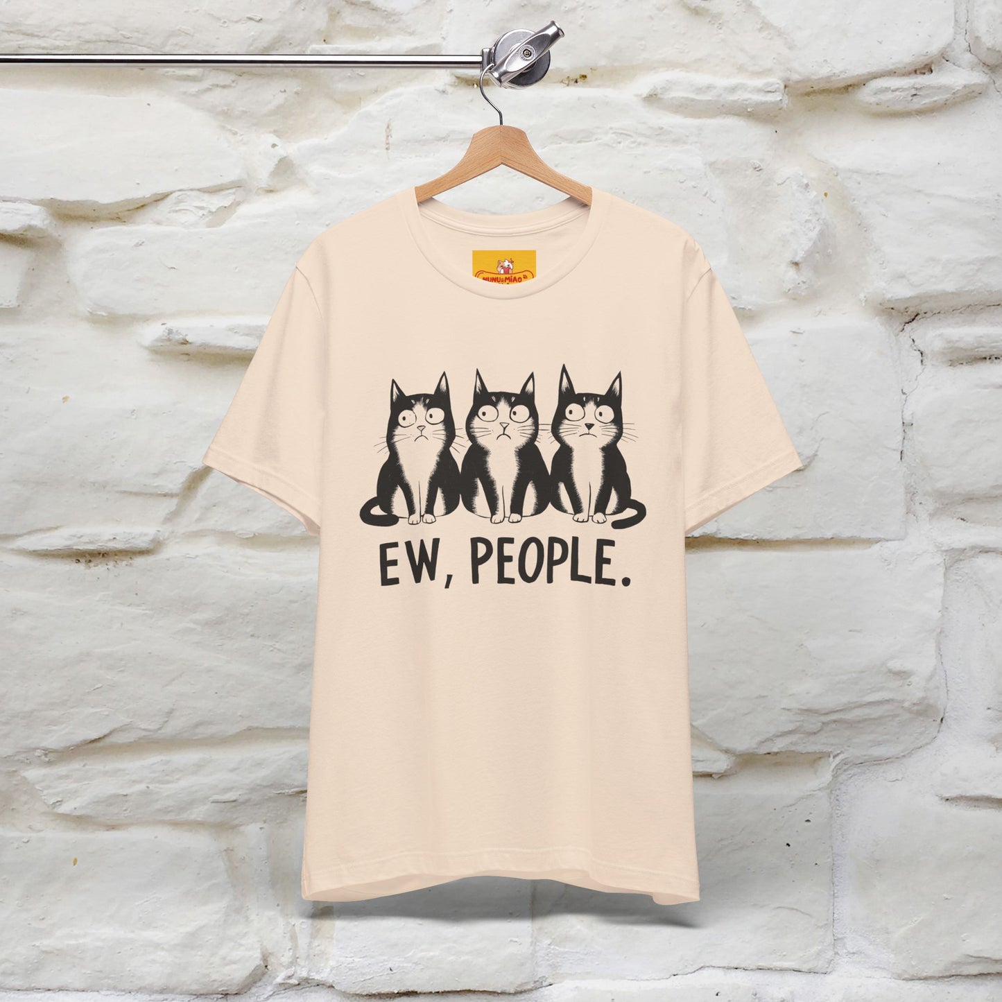 Ew, People | Funny Cat T-Shirt | Nunu&Miao Studio - Nunu&Miao Studio
