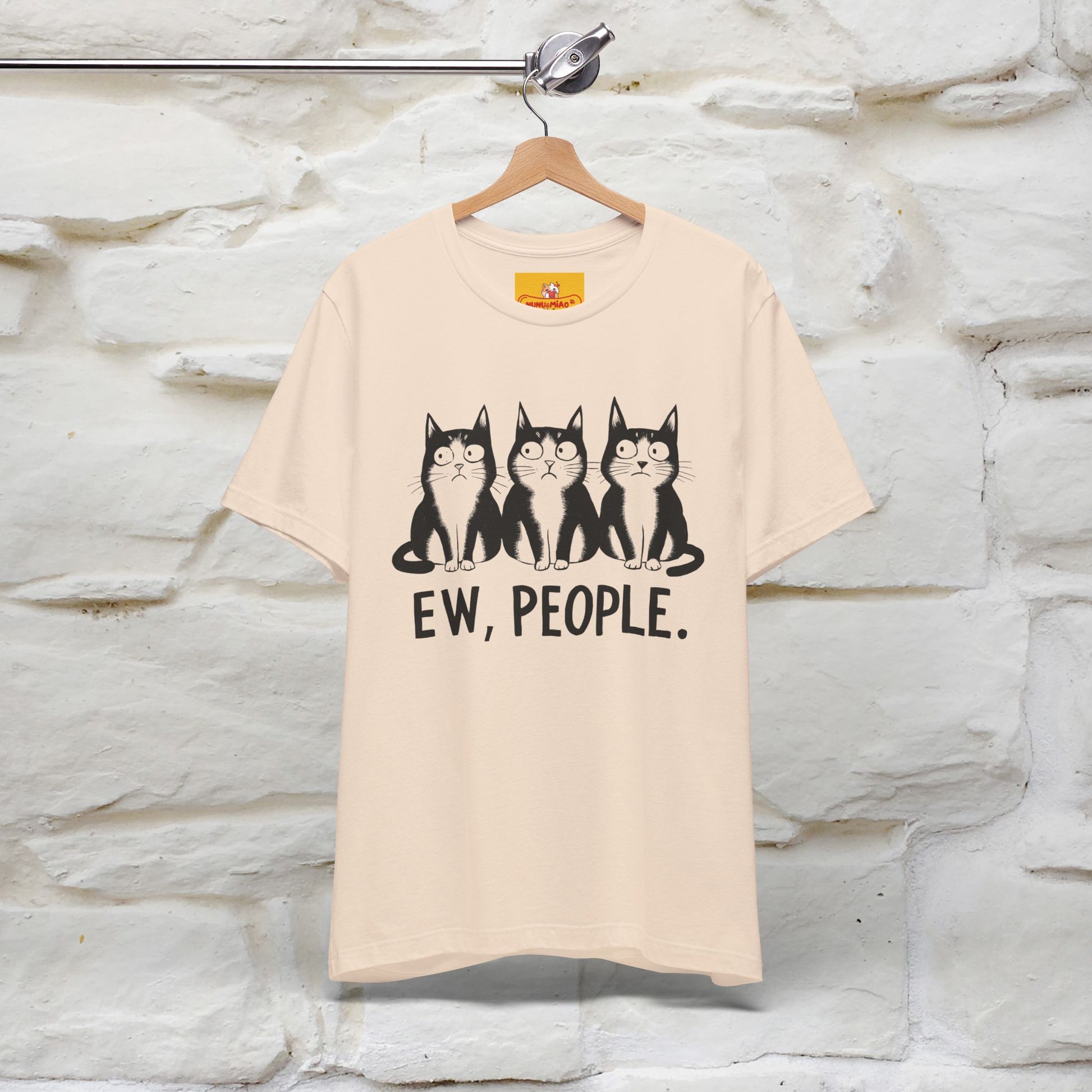 Ew, People | Funny Cat T-Shirt | Nunu&Miao Studio - Nunu&Miao Studio