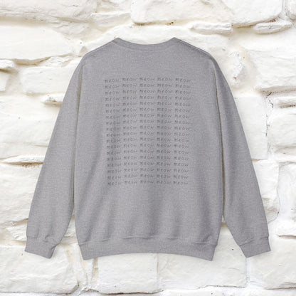 ''Meow.'' |Cat Sweatshirt | Nunu&Miao Studio