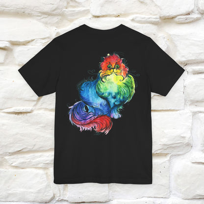 "Il Pittore'' Cat T-Shirt Front and Back Design | Nunu&Miao Studio - Nunu&Miao Studio