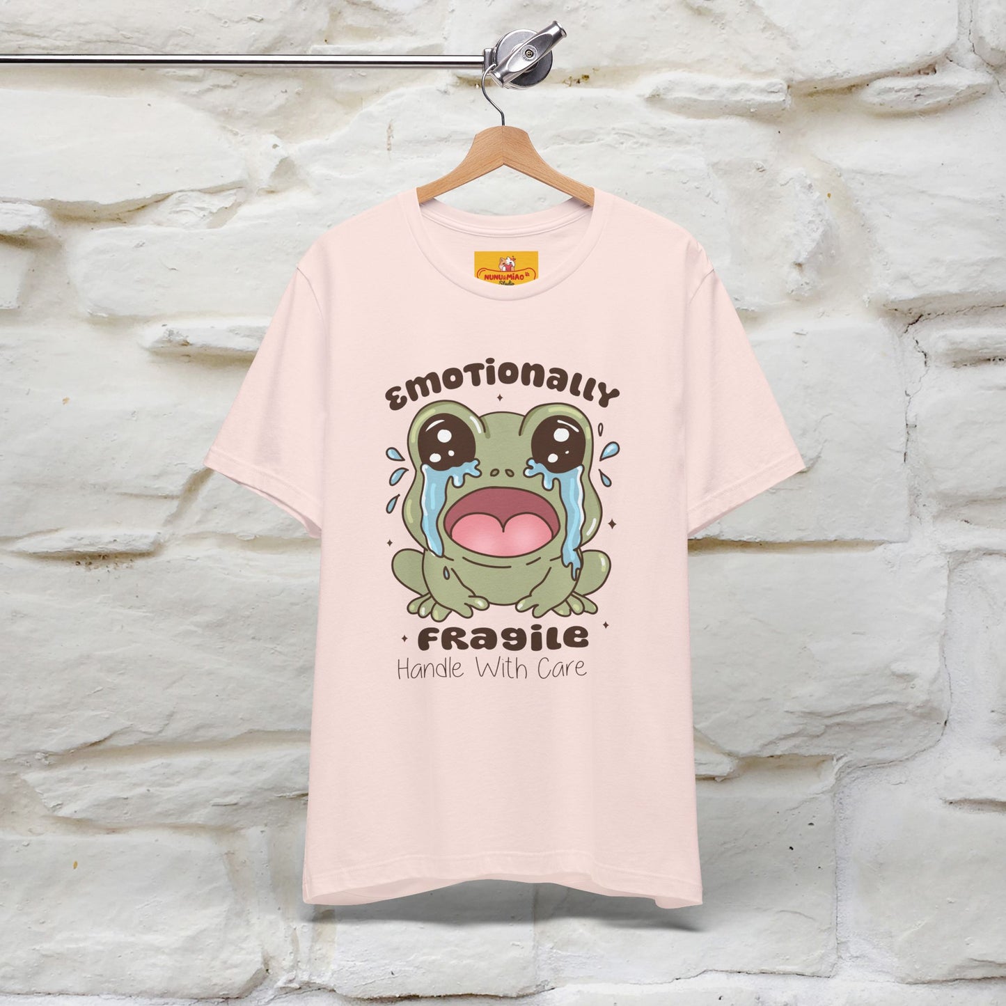 "Emotionally Fragile Handle With Care " Funny T-shirt |Nunu&Miao Studio - Nunu&Miao Studio