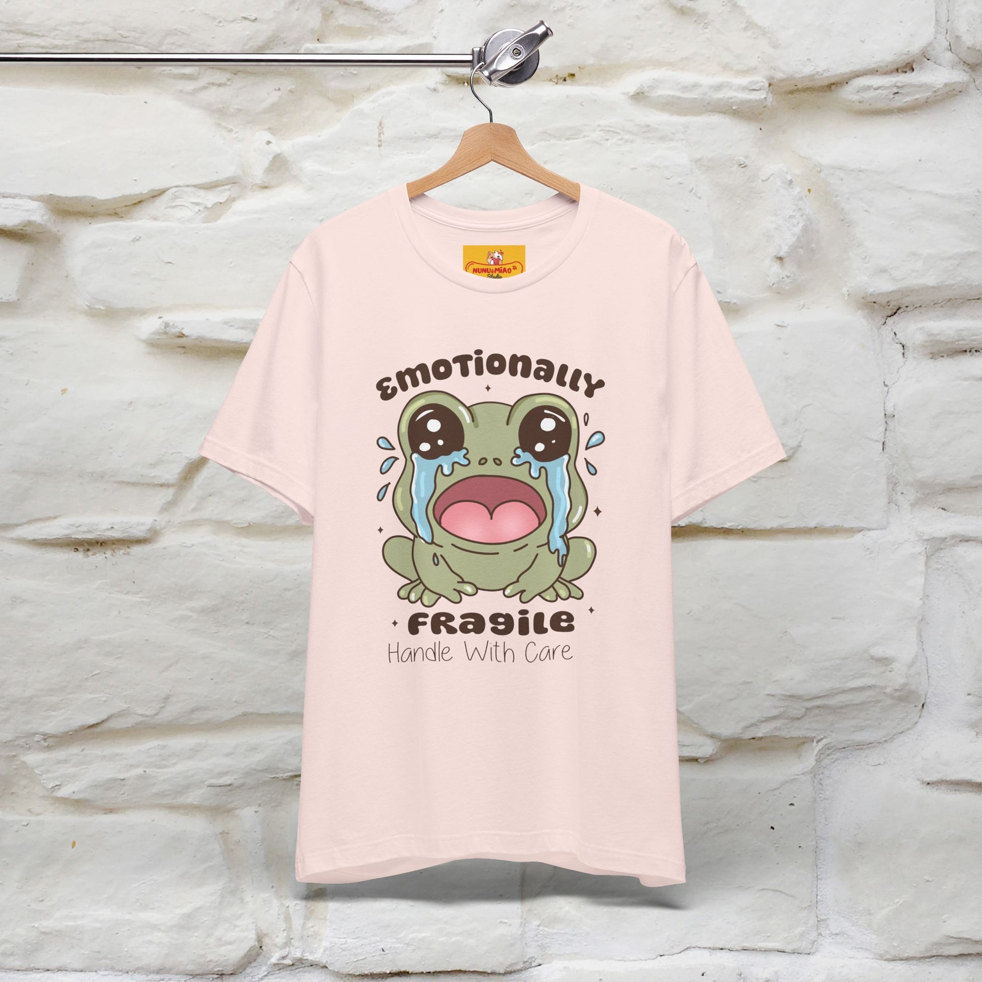 "Emotionally Fragile Handle With Care " Funny T-shirt |Nunu&Miao Studio - Nunu&Miao Studio