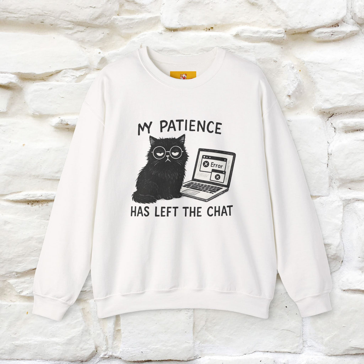 ''My Patience Has Left ...'' | Cute Cat Sweatshirt | Nunu&Miao Studio