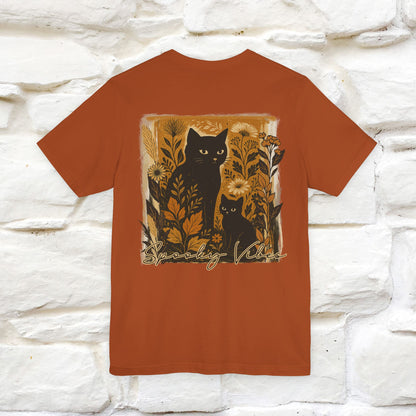 "Spooky Vibes" Cat T-shirt |Nunu&Miao Studio - Nunu&Miao Studio