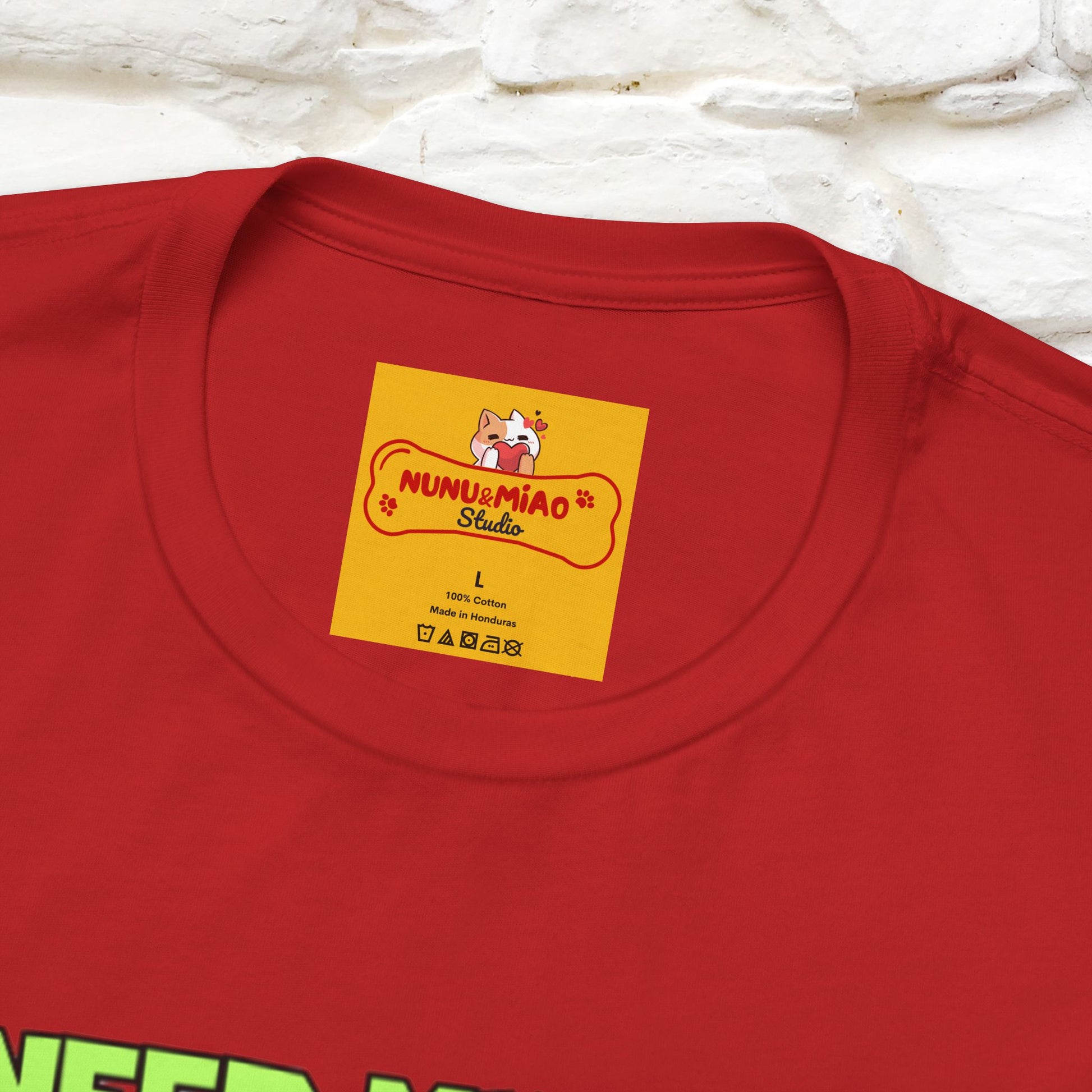 "I Need My Beer Right Meow!" Cat  T-shirt |Nunu&Miao Studio - Nunu&Miao Studio