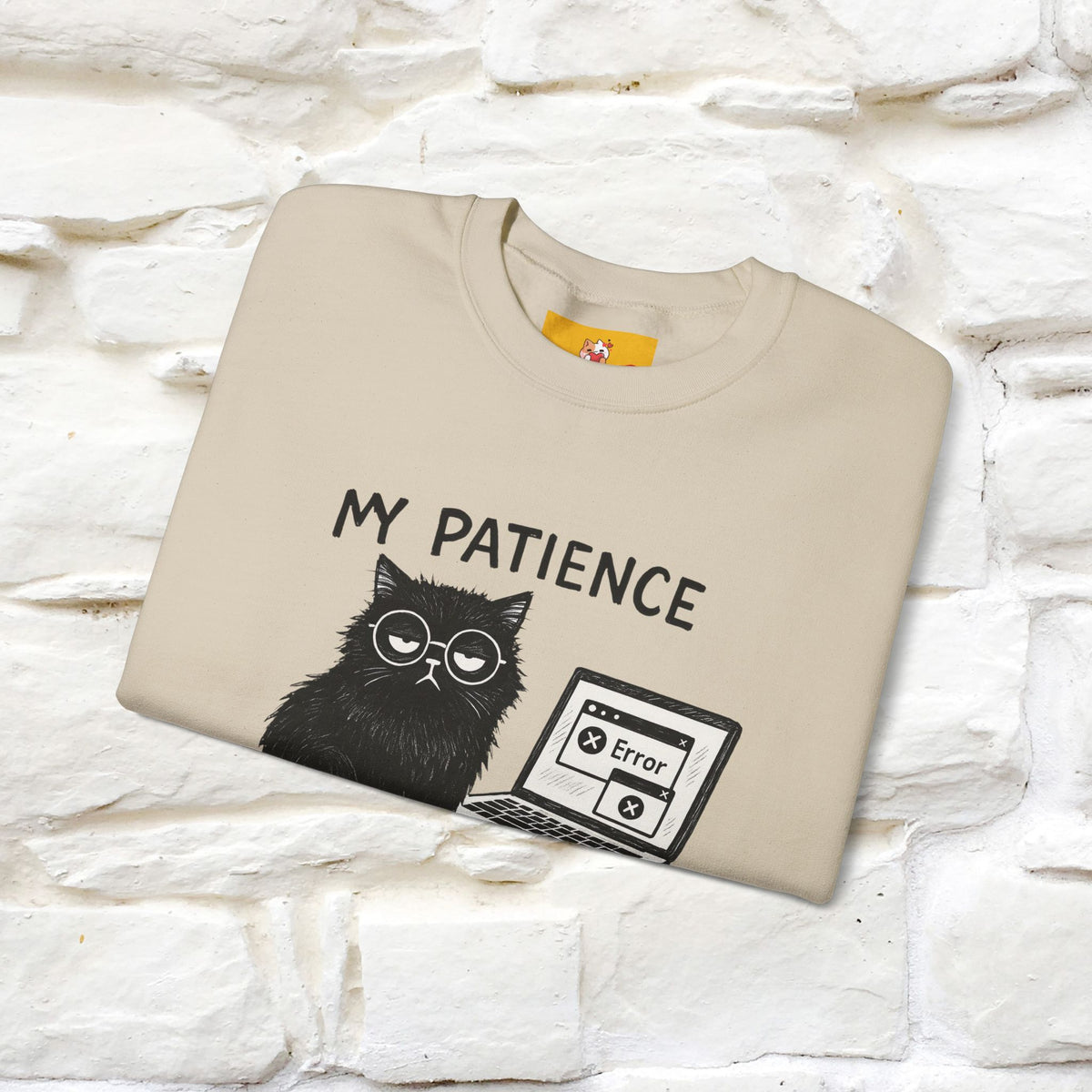 ''My Patience Has Left ...'' | Cute Cat Sweatshirt | Nunu&Miao Studio