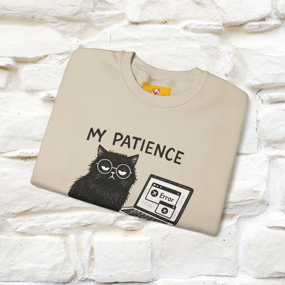 ''My Patience Has Left ...'' | Cute Cat Sweatshirt | Nunu&Miao Studio