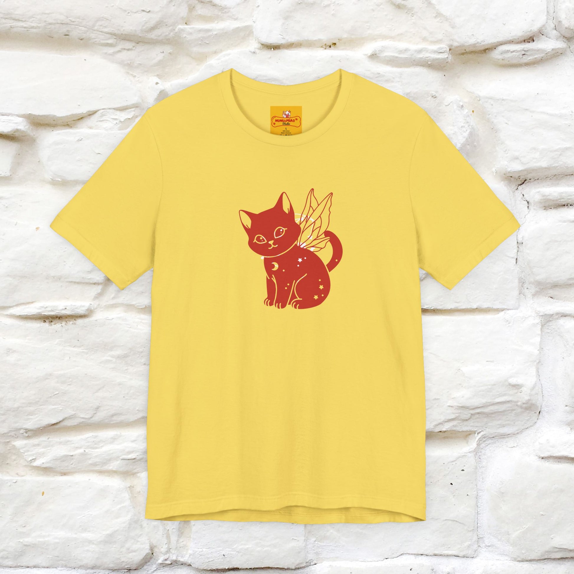 "Espoir Speranza Hope'' Cat T-Shirt Front and Back Design | Nunu&Miao Studio - Nunu&Miao Studio