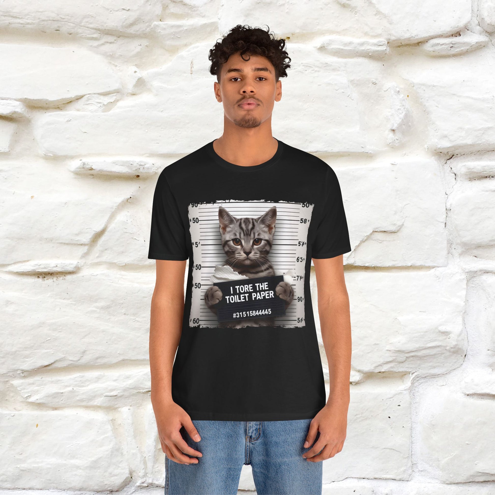 ''I Tore The Toilet Paper'' | Funny Cat T-Shirt | Nunu&Miao Studio - Nunu&Miao Studio