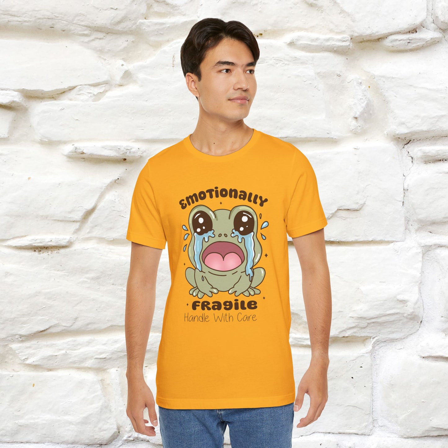 "Emotionally Fragile Handle With Care " Funny T-shirt |Nunu&Miao Studio - Nunu&Miao Studio