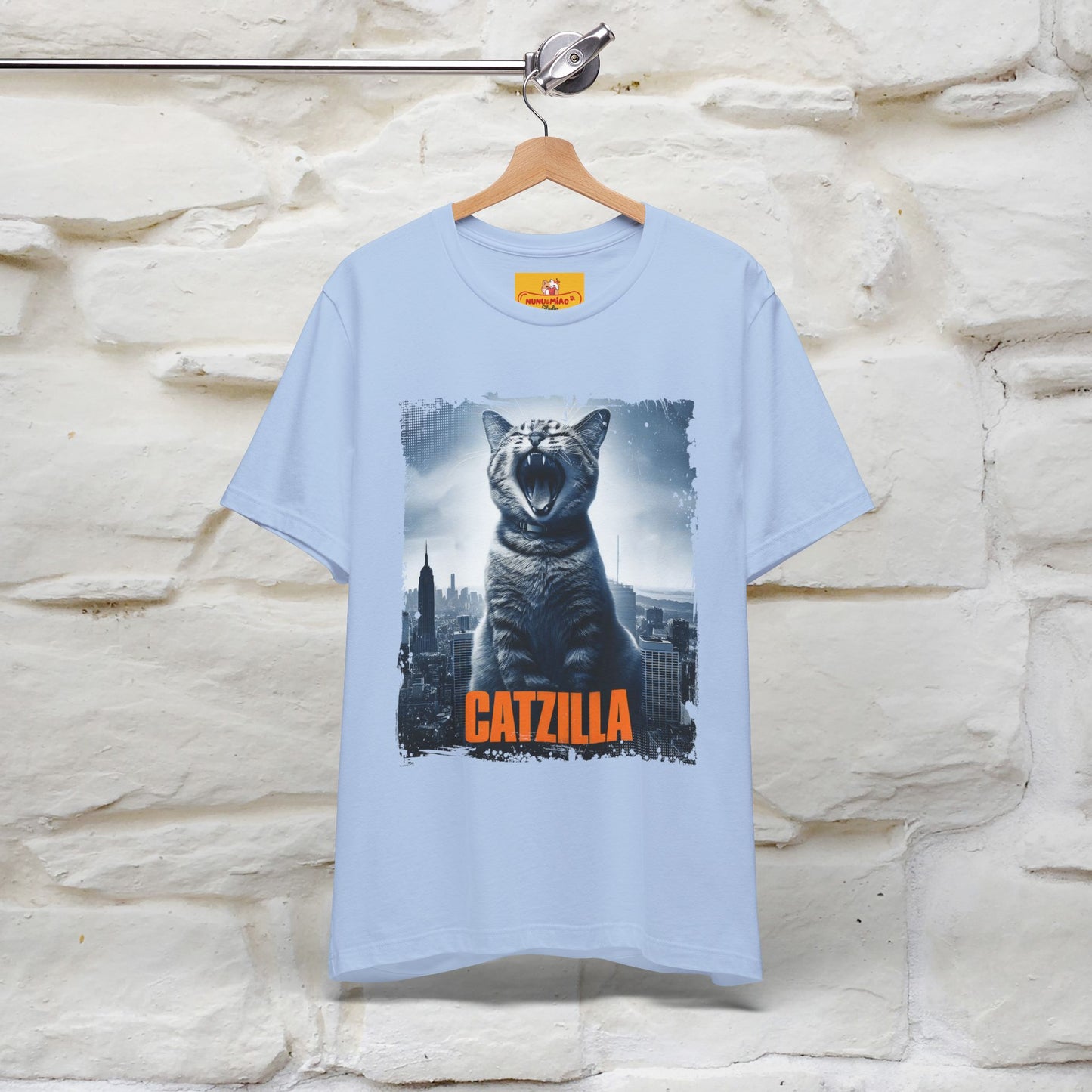 Catzilla T-Shirt | Fun Monster Cat Tee for Men & Women | 100% Cotton - Nunu&Miao Studio