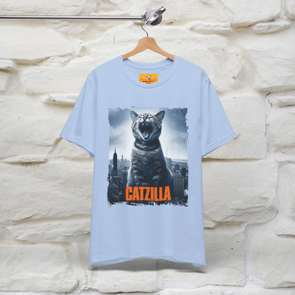 Catzilla T-Shirt | Fun Monster Cat Tee for Men & Women | 100% Cotton - Nunu&Miao Studio