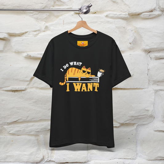 "I Do What I Want" Cat T-Shirt | Nunu & Miao Studio - Nunu&Miao Studio