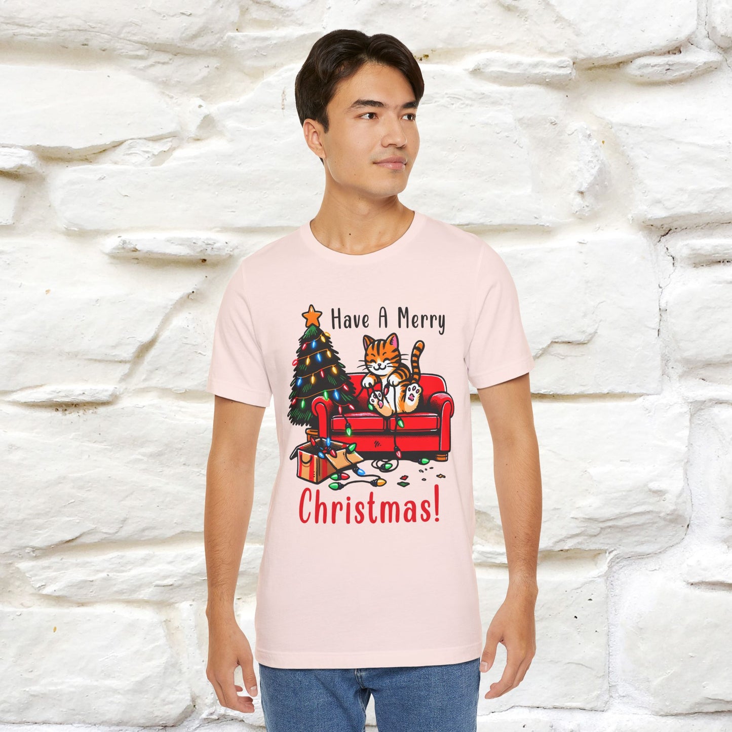 "Have A Merry..." |Funny Cat  T-Shirt | Nunu&Miao Studio