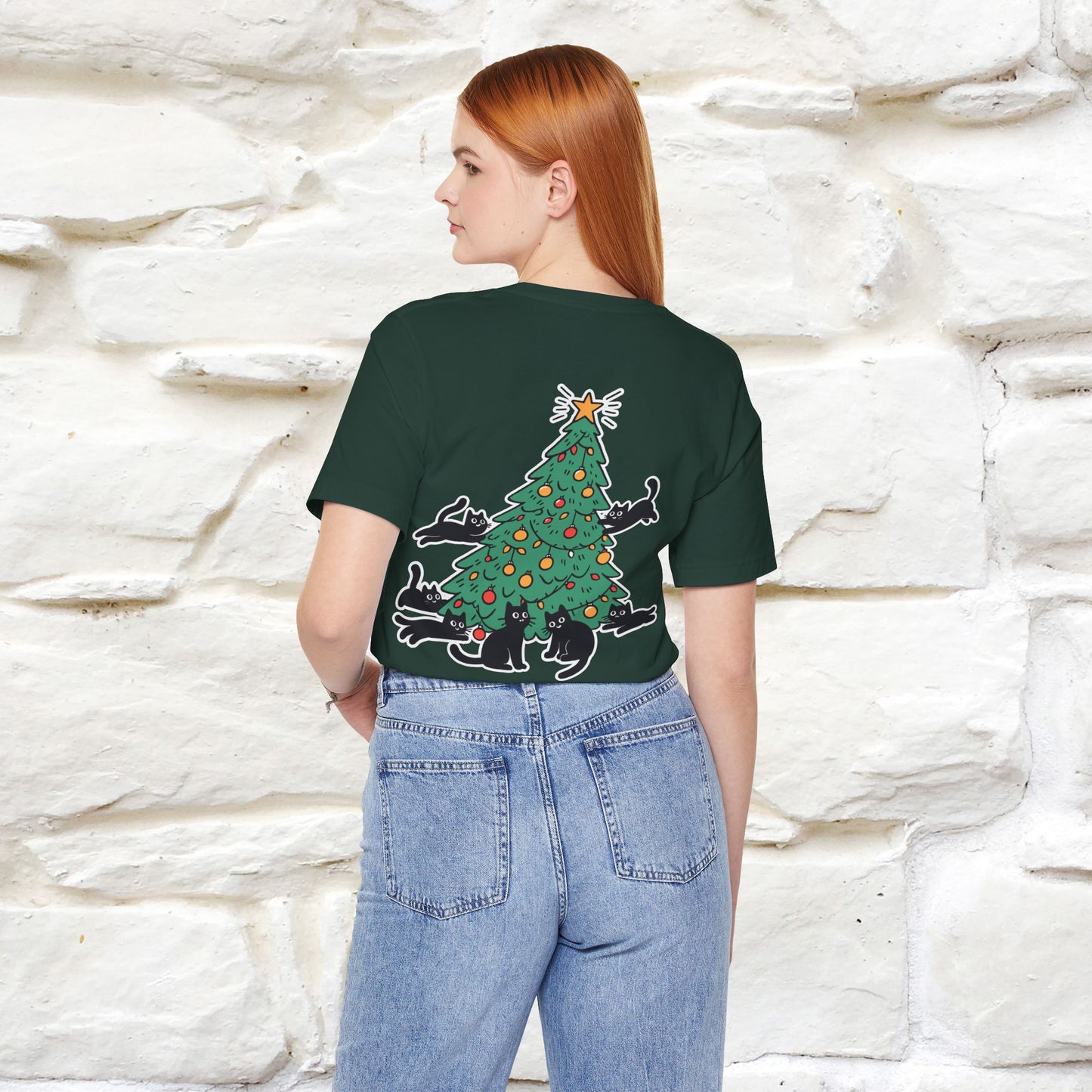 “Cat Christmas Tree” | Cat T-Shirt | Nunu&Miao Studio