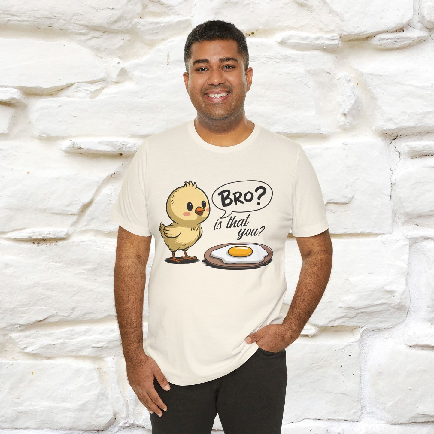 "Bro Is That You?" Funny Chicken T-shirt |Nunu&Miao Studio - Nunu&Miao Studio