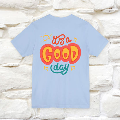 ""It's A Good Day" Cat T-Shirt| Front & Back Design | Nunu&Miao Studio - Nunu&Miao Studio