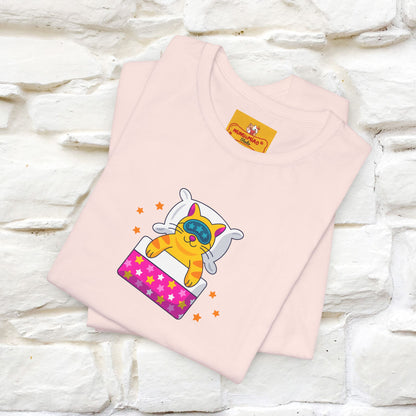 "I Am Sorry I Have Plans With My Bed" |  Cat T-Shirt | Front & Back Design | Nunu&Miao Studio - Nunu&Miao Studio