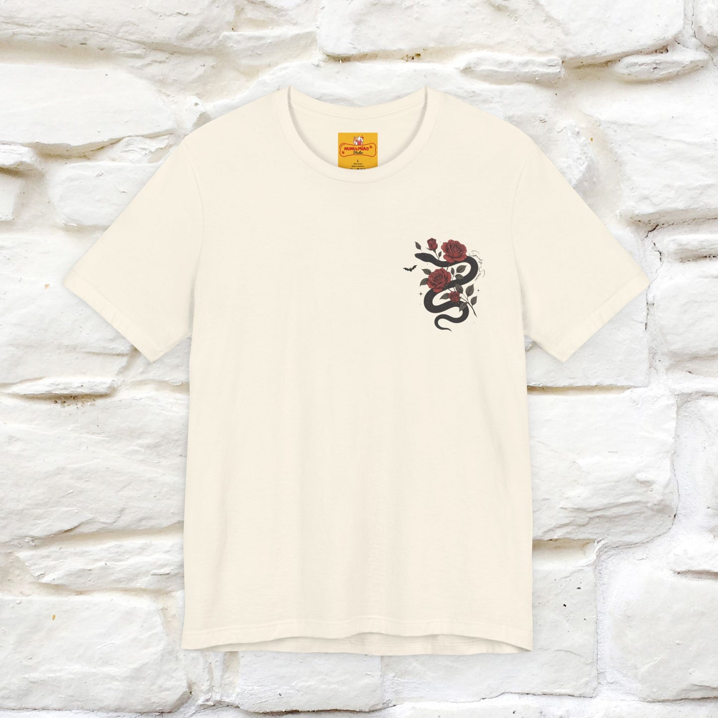 "The Rose and The Snake " Halloween T-shirt |Nunu&Miao Studio - Nunu&Miao Studio