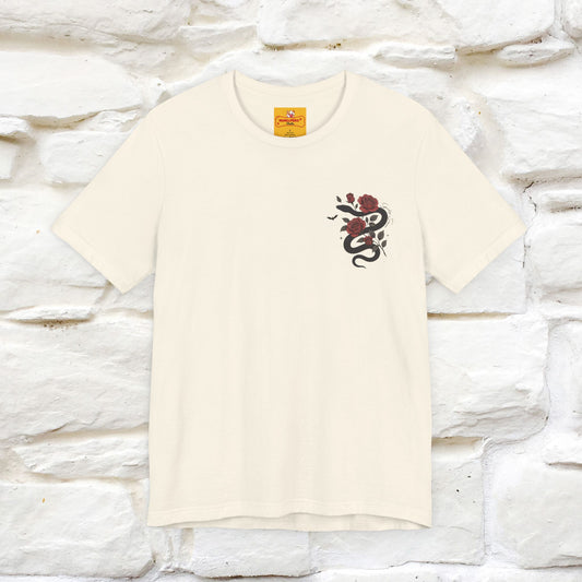"The Rose and The Snake " Halloween T-shirt |Nunu&Miao Studio - Nunu&Miao Studio