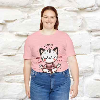 Ommm, Keep Calm | Relaxed Cat Shirt for Men & Women | 100% Cotton* - Nunu&Miao Studio