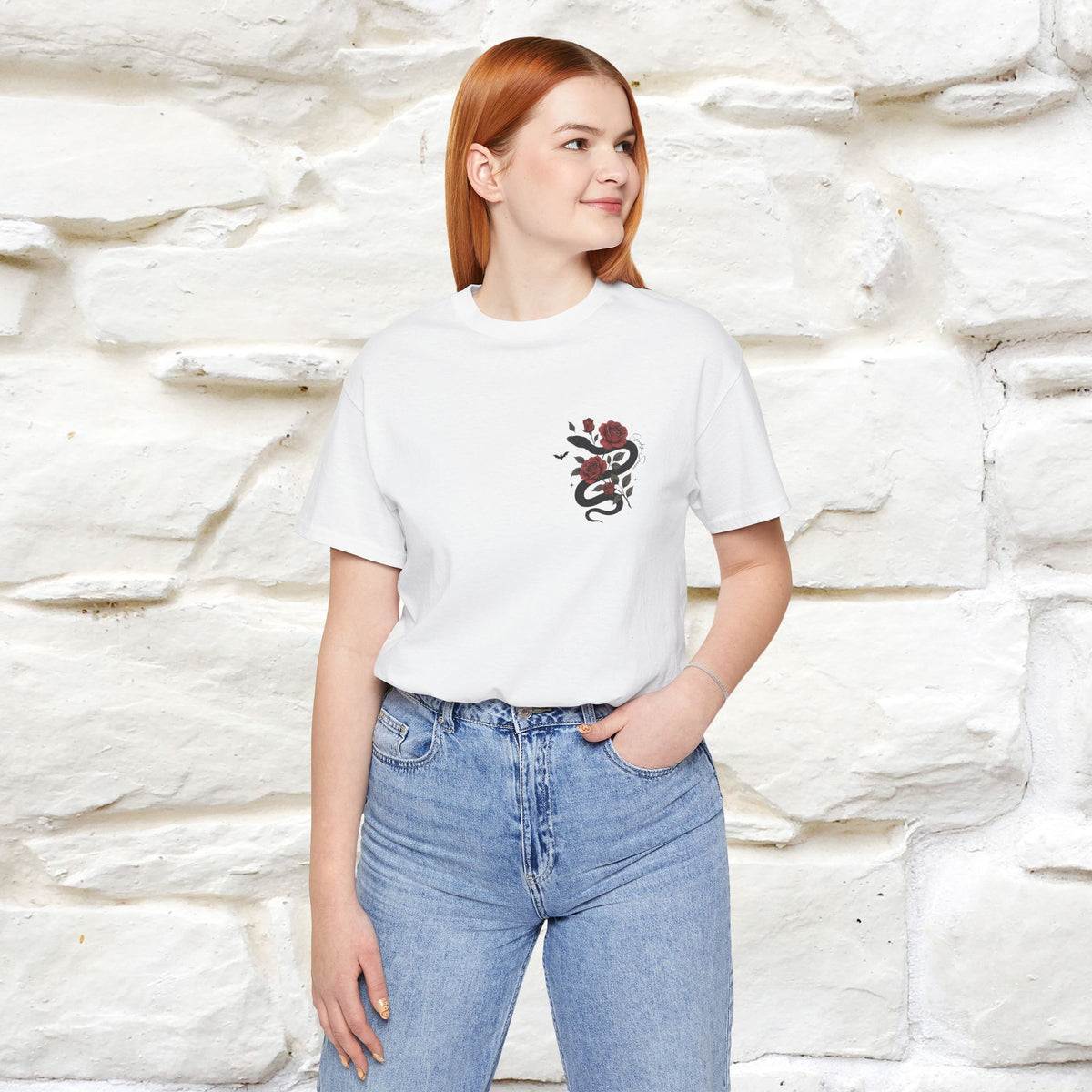 "The Rose and The Snake " Halloween T-shirt |Nunu&Miao Studio