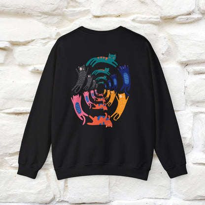 "The Hypnotic Meow'' |Cat Sweatshirt | Nunu&Miao Studio
