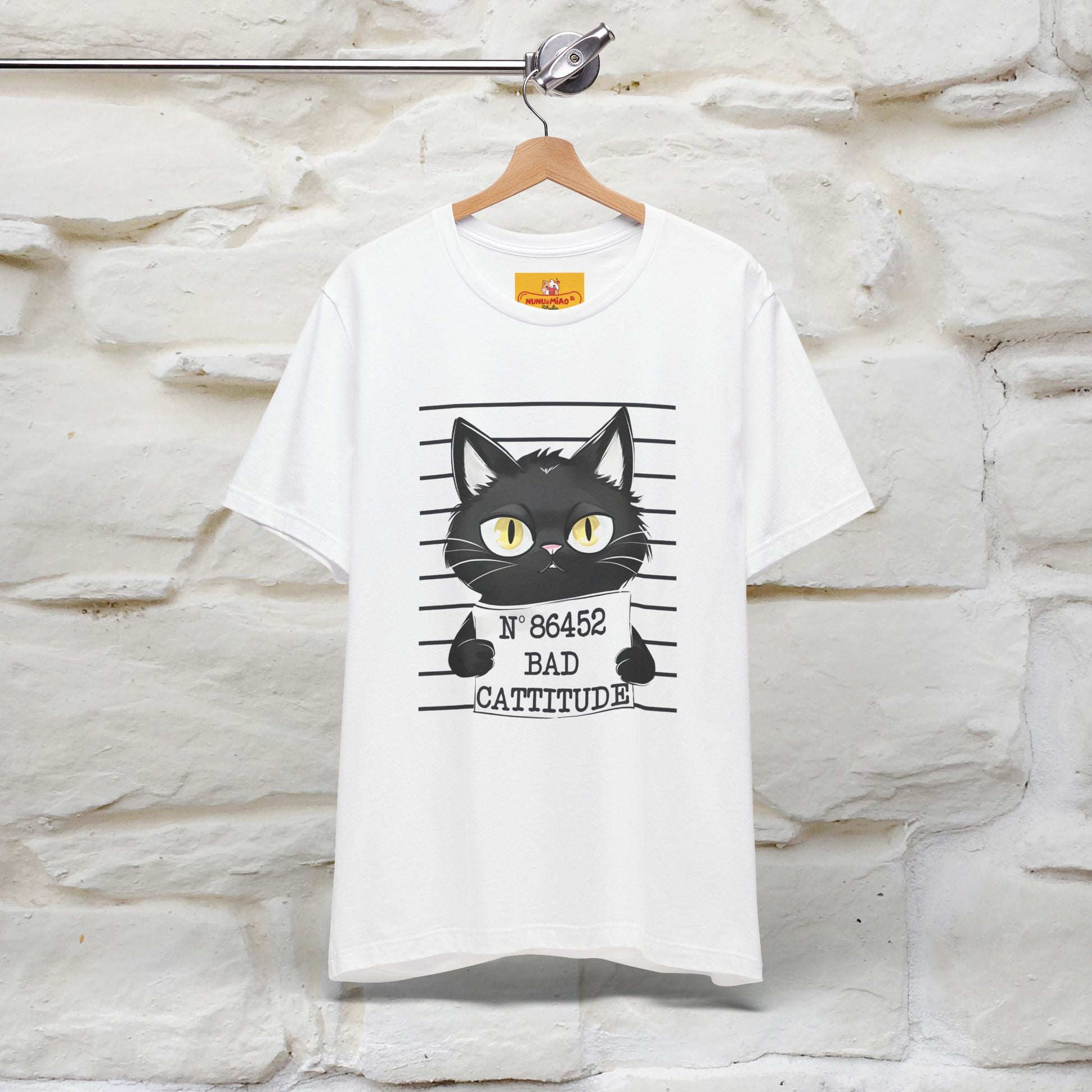 "Bad Cattitude" Cat T-Shirt | Nunu&Miao Studio - Nunu&Miao Studio