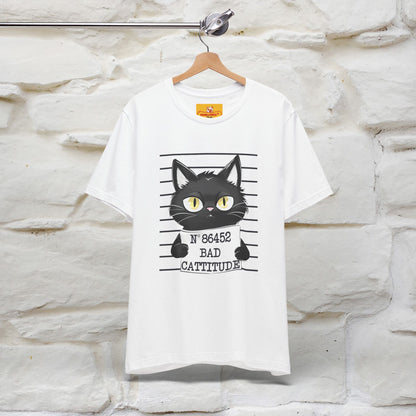 "Bad Cattitude" Cat T-Shirt | Nunu&Miao Studio - Nunu&Miao Studio