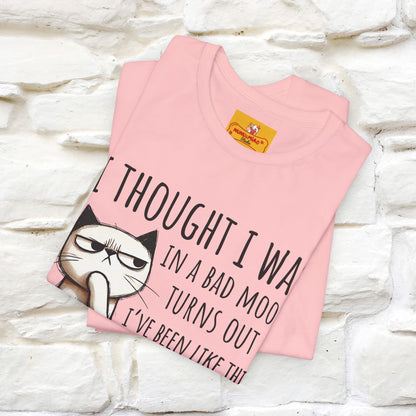 "I Thought I was In A Bad Mood.. " Cat  T-shirt |Nunu&Miao Studio - Nunu&Miao Studio