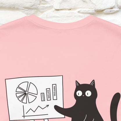 “Trust me, I’m statistically significant.”|  Cat T-Shirt | Front & Back Design | Nunu&Miao Studio