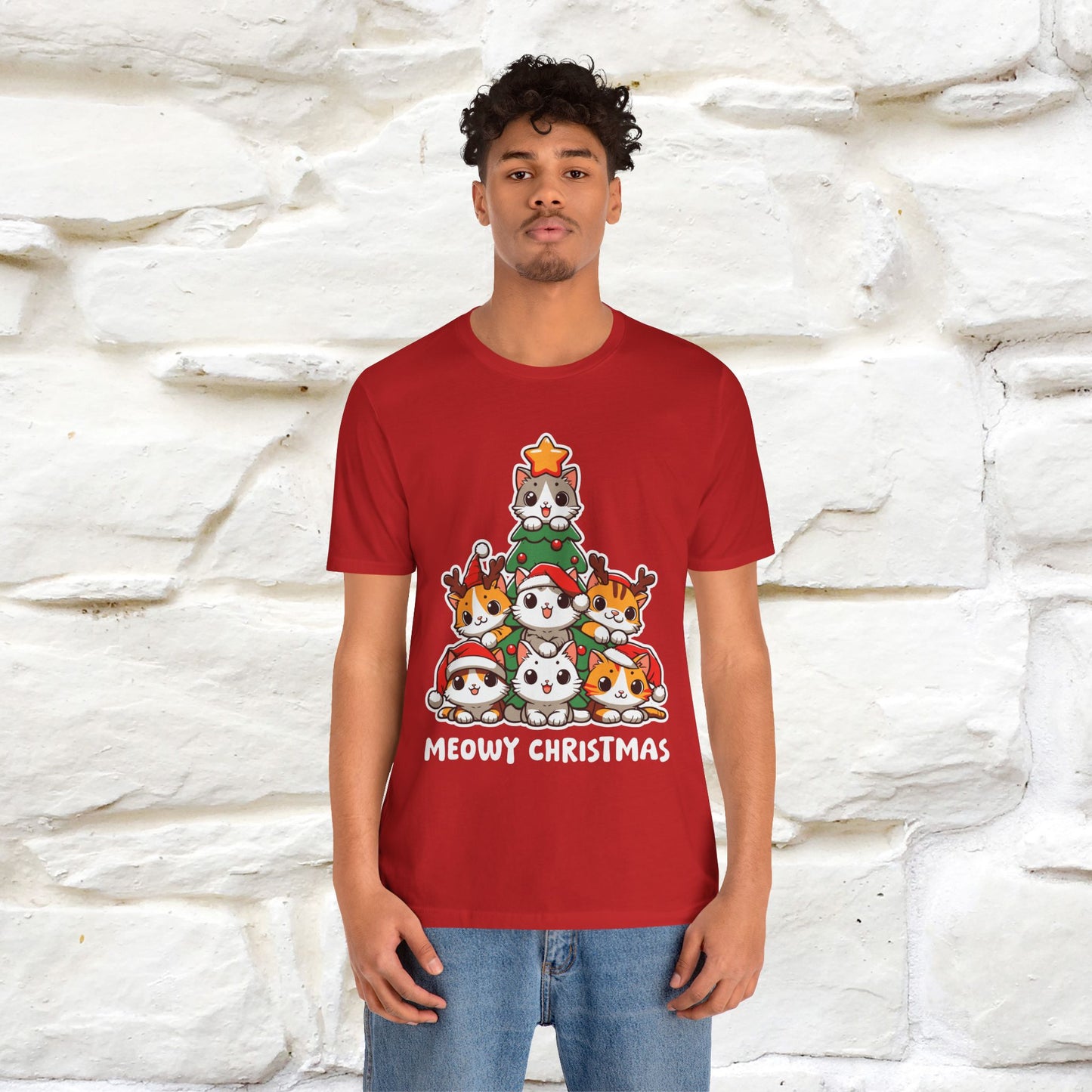 “Meowy Christmas” | Cat T-Shirt | Nunu&Miao Studio