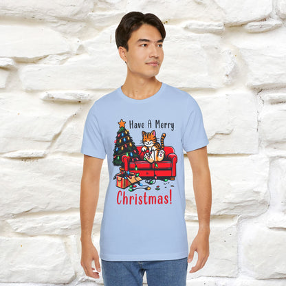 "Have A Merry..." |Funny Cat  T-Shirt | Nunu&Miao Studio