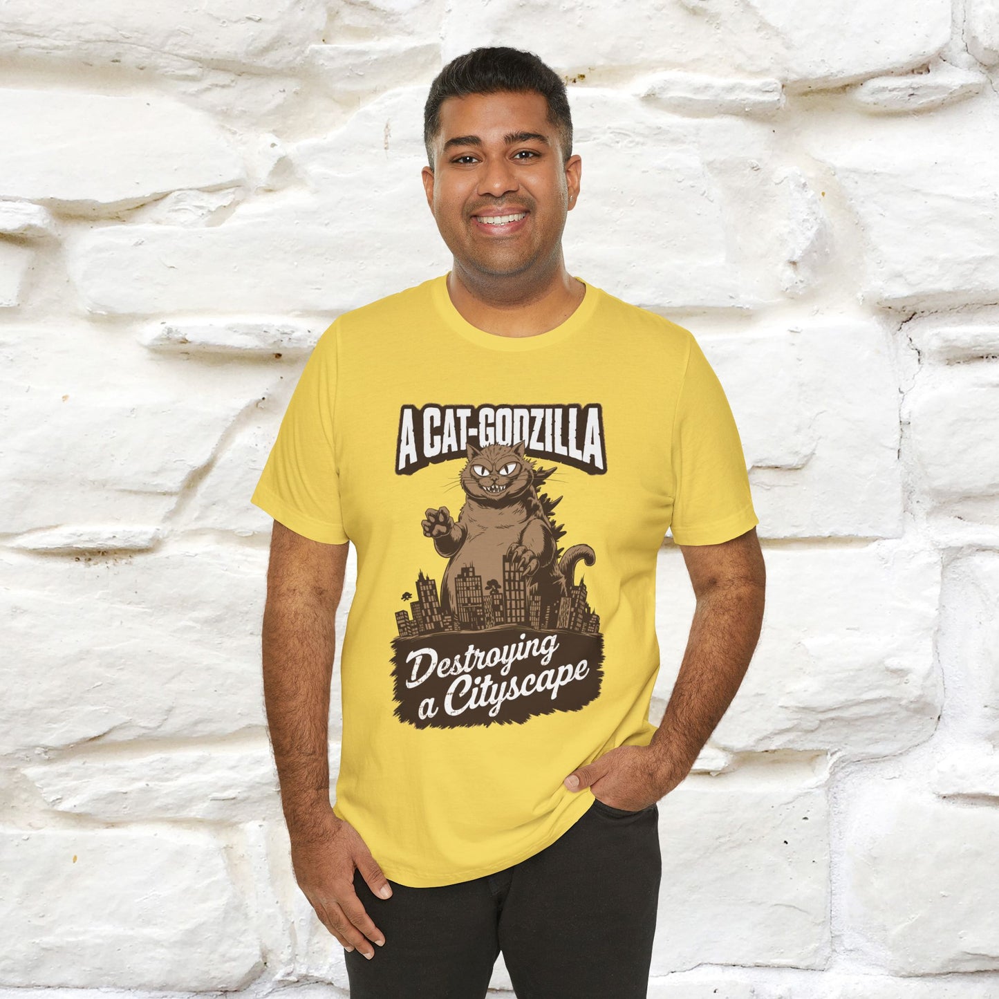 ''A Cat-Godzilla ''| CatT-Shirt | Nunu&Miao Studio - Nunu&Miao Studio