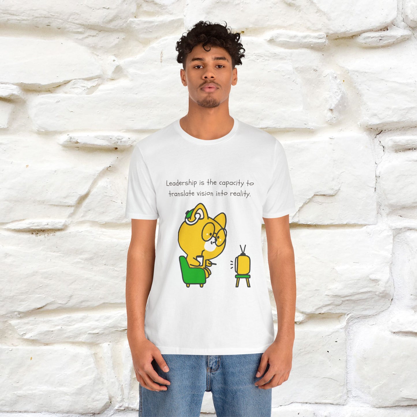 "Leadership Is the Capacity to Translate ..." Cat T-Shirt  | Nunu&Miao Studio - Nunu&Miao Studio