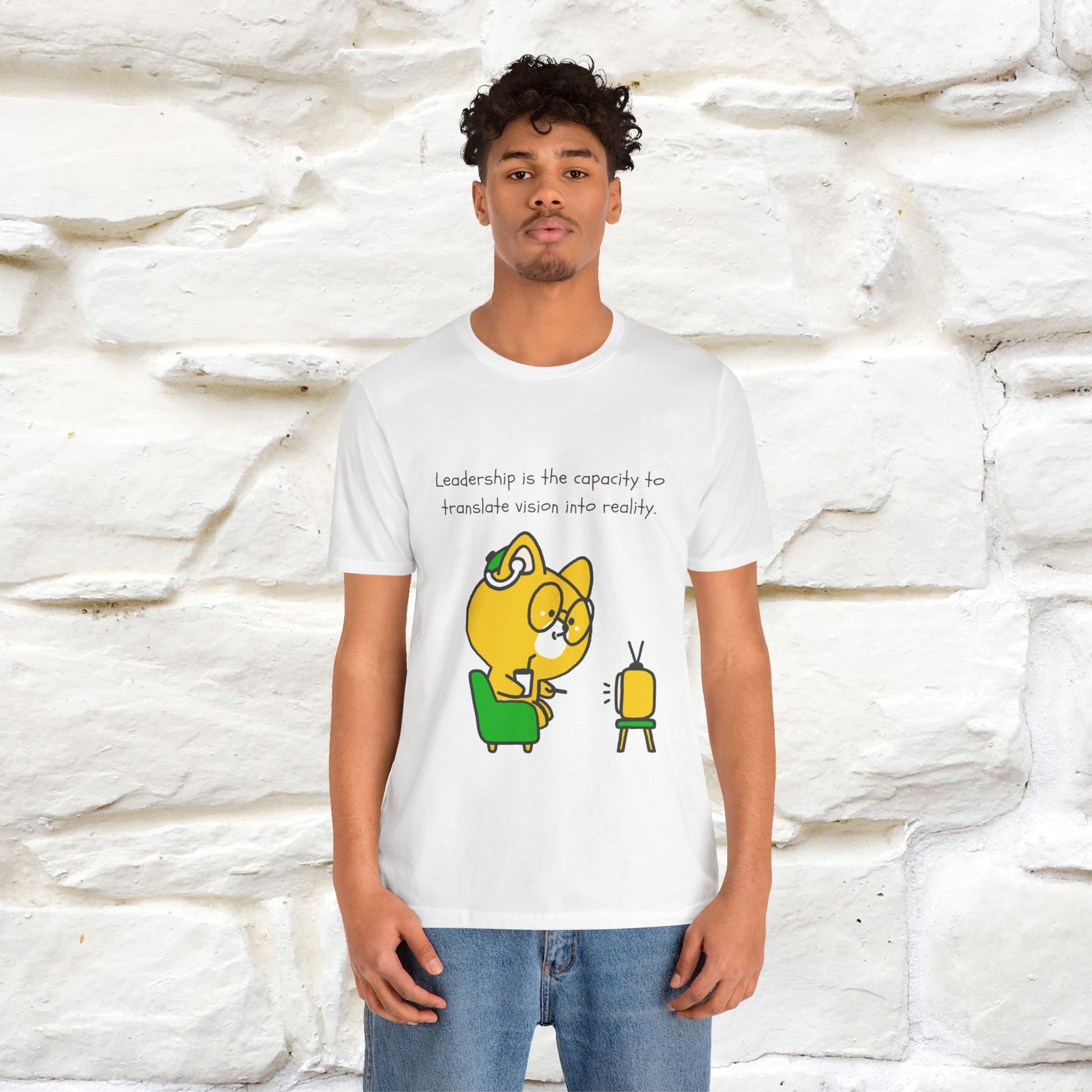 "Leadership Is the Capacity to Translate ..." Cat T-Shirt  | Nunu&Miao Studio - Nunu&Miao Studio