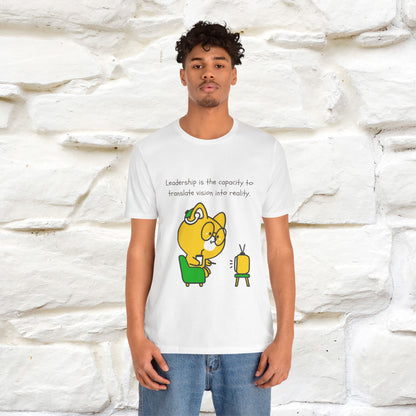 "Leadership Is the Capacity to Translate ..." Cat T-Shirt  | Nunu&Miao Studio - Nunu&Miao Studio