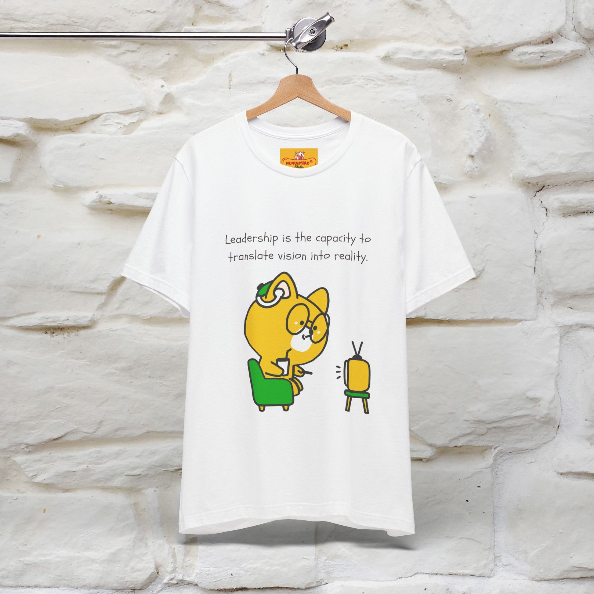 "Leadership Is the Capacity to Translate ..." Cat T-Shirt  | Nunu&Miao Studio - Nunu&Miao Studio