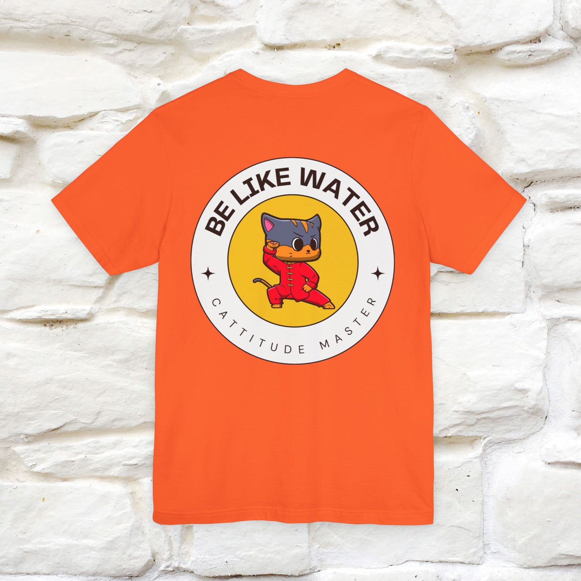 "Be Like Water: Cattitude Master | Cat T-Shirt |Nunu&Miao Studio - Nunu&Miao Studio